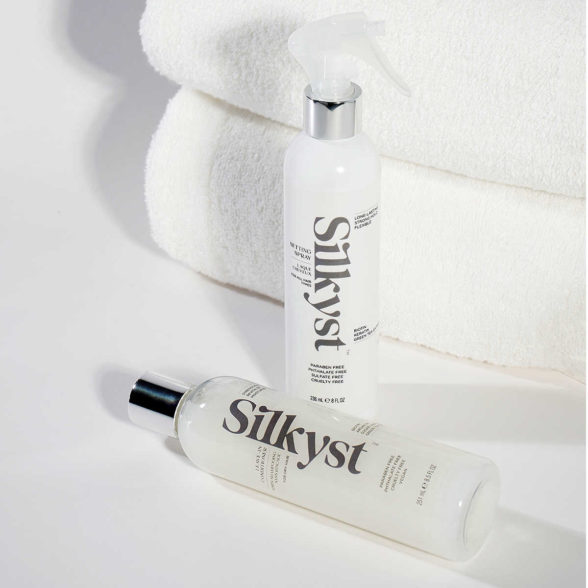 Silkyst Spray, and leave-in conditional